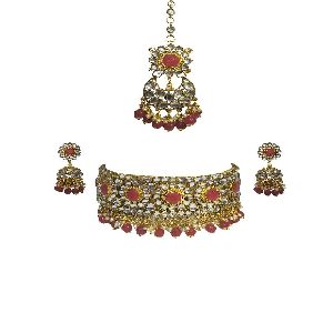 Ankur bollywood insired kundan necklace set for women