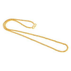 Ankur classic gold plated rope chain for women