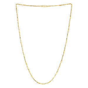 Ankur elegant gold plated pipe chain for women and men