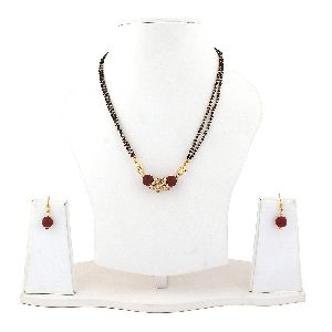 Ankur gold plated beads famous mangalsutra set for women