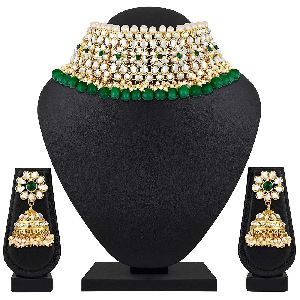Ankur marvelloys kundan necklace set for women
