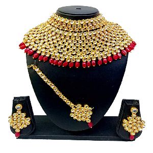 kundan wedding necklace set