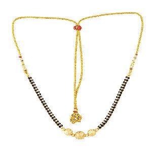 Ankur traditional gold beads mangalsutra for women