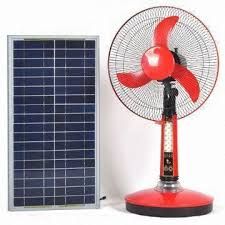 Solar Rechargeable Fan