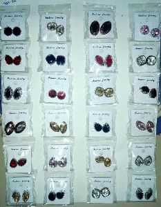 artificial diamond earrings
