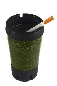 Zedex Innovative, Specially Formulated High Temp. Plastic Butt Bucket Ashtray with Mood Lifting