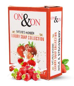 On & On Milk and Strawberry Soap