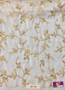 latest dyeable embroidered fabric