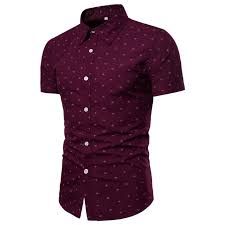 Plain Cotton Slim Fit Printed Shirt, Size : XL, XXL