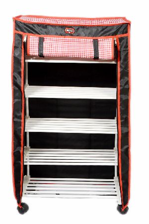 5 Shelf Stylo Chain Cover Shoe Rack Manufacturer In Delhi Delhi India By Shree Enterprises Id 5042690