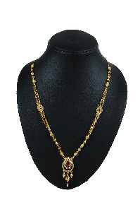 Ankur dazzling fusion gold plated necklace for women
