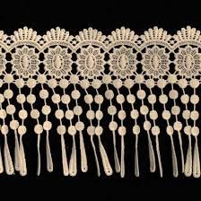 Embroidered Fringe Lace