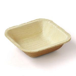 Areca Leaf Square Bowl