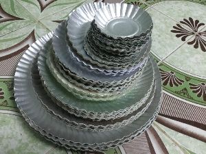 Disposable Silver Laminated Paper Plate