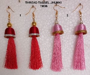 Thread Tassel Jhumka