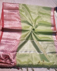 banarasi tissue silk saree