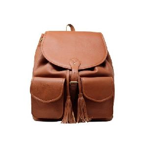 Ladies Leather Backpack