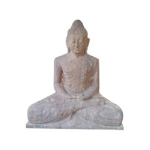 4 Feet Marble Buddha Statue