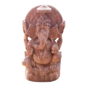 6 Feet Sandstone Ganesh Statue