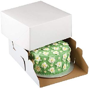 corrugated cake box