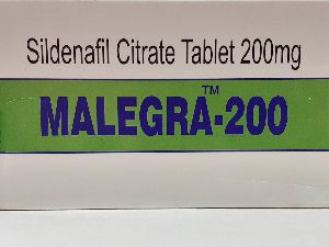 SILDENAFIL CITRATE TABLETS 200 mg (MALEGRA)