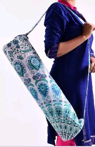 Indian Cotton Mandala Printed Yoga Mat Bag