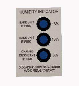 Customized Blue to Pink 3 dots Humidity Indicator Cards