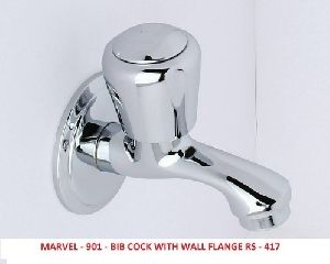 Marvel-901 Bib Cock Long Body with Wall Flange