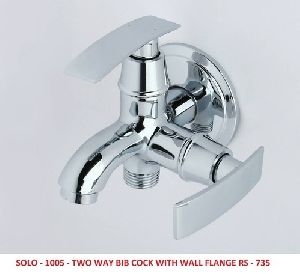 Solo-1005 Two Way Bib Cock  with Wall Flange