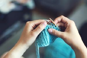 wooden knitting needles