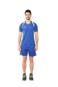 Mens Blue Sublimated Football Kit