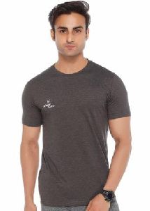 Mens Grey Milanch Round Neck T-Shirt