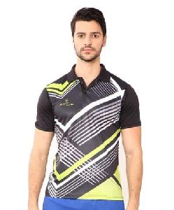 Mens Multi Colored Sublimated Polo T-Shirt
