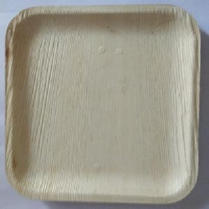 8 Inch Square Areca Leaf Plate