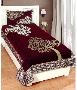 Embroidered Single Bedsheet