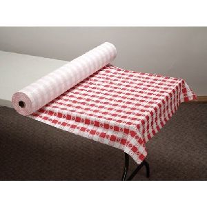 Checkered Catering Table Plastic Rolls