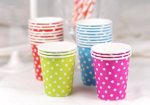 Colored Disposable Paper Cups
