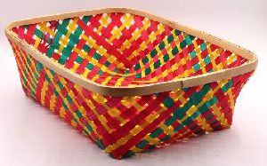 Rectangular Bamboo Basket