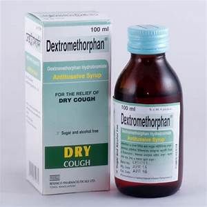 Dextromethorphan cough syrup