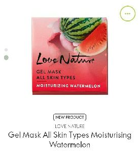 love nature gel mask
