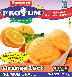 Instant Orange Frozen Yogurt Mix