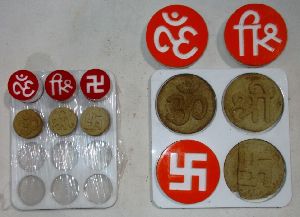 Gobar Rakhi Coin Mould