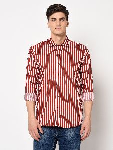 TF-1873 Red Mens Casual Shirt