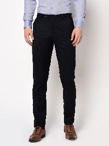 TJ-1009 Black Mens Formal Cotton Trousers