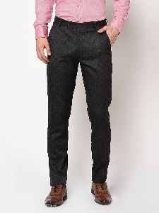 TJ-1021 Grey Mens Formal Cotton Trousers