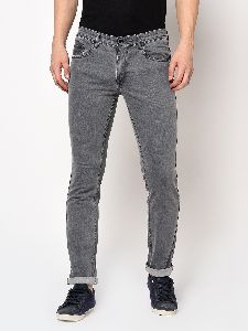 TJ-6306 Grey Mens Denim Jeans