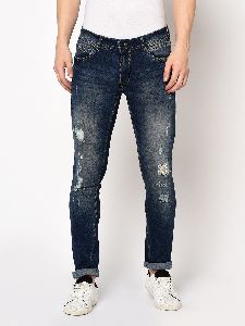 TJ-6401 Blue Mens Denim Jeans
