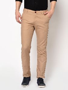 TJ-8058 Khaki Mens Casual Cotton Trousers