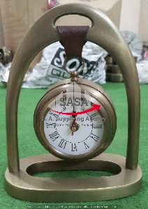 sasa metal antique table clock