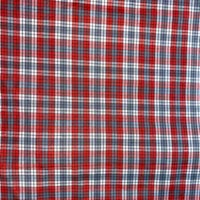 Red Check School Uniform Fabric